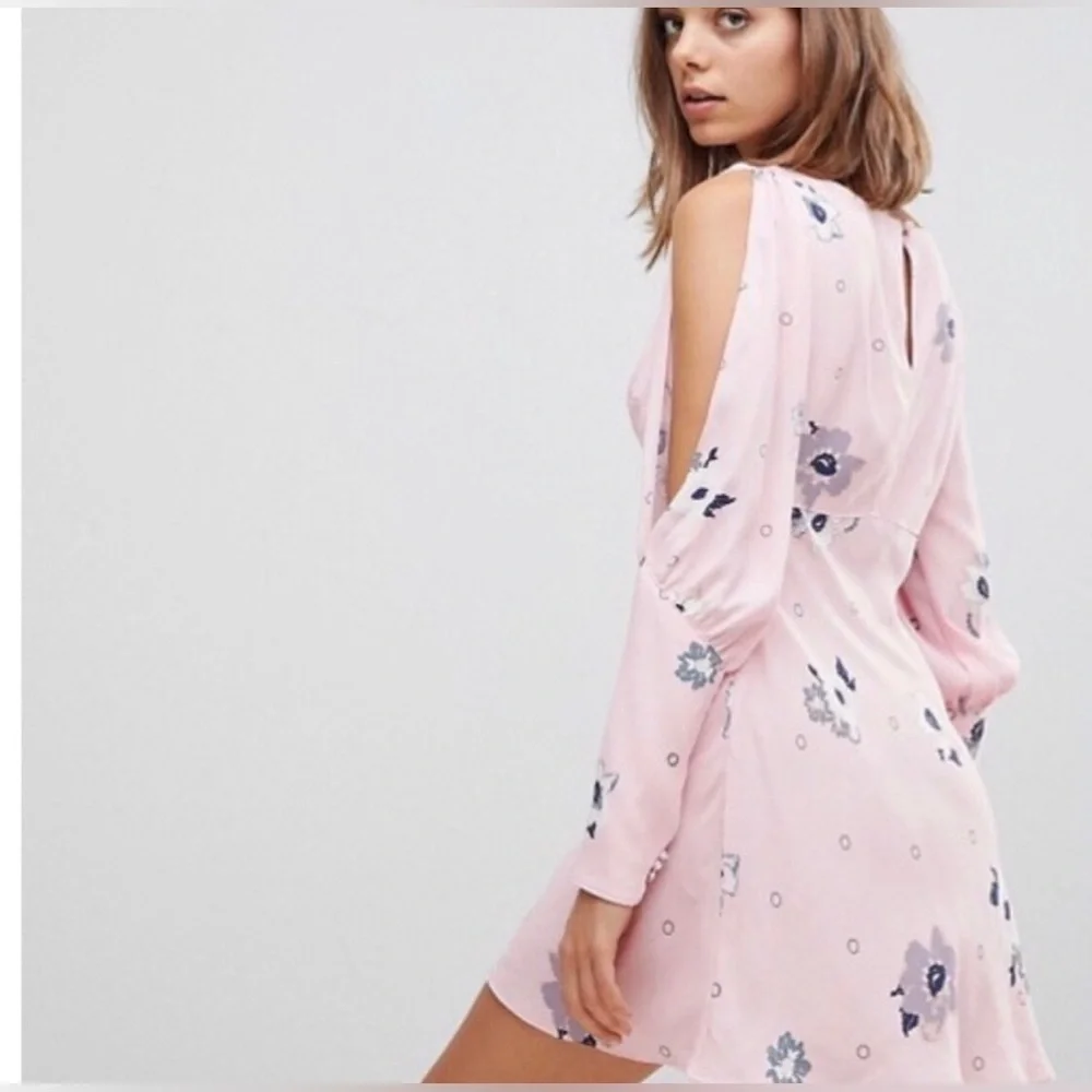 Free People | Pink Floral Skirt | Size 4